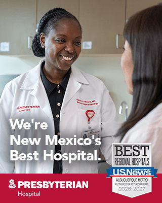 Presbyterian Hospital - We're New Mexico's Best Hospital. U.S. News & World Reports 2026-2027 Best Regional Hospitals in Albuquerque Metro area.